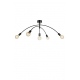 CRUX lampa sufitowa pięcioramienna czarna 107cm Markslojd