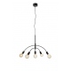 CYGNUS lampa wisząca pięcioramienna czarna 70cm Markslojd