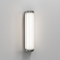 Versailles 37cm kinkiet szklany LED 3000K polerowany chrom IP44