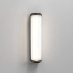 Versailles 37cm kinkiet szklany LED 3000K brąz IP44