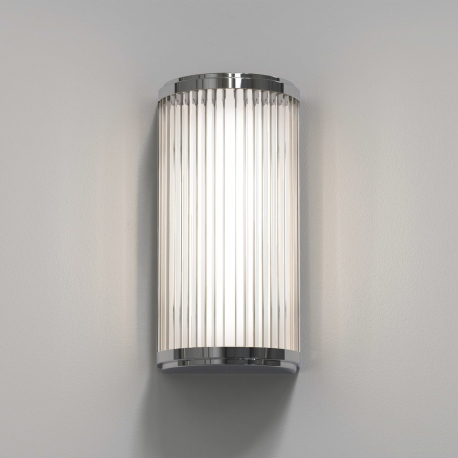 Versailles 25cm ściemnialny kinkiet szklany LED 3000K polerowany chrom IP44 Astro Lighting