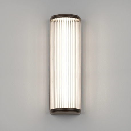 Versailles 40cm ściemnialny kinkiet szklany LED 3000K brąz IP44 Astro Lighting