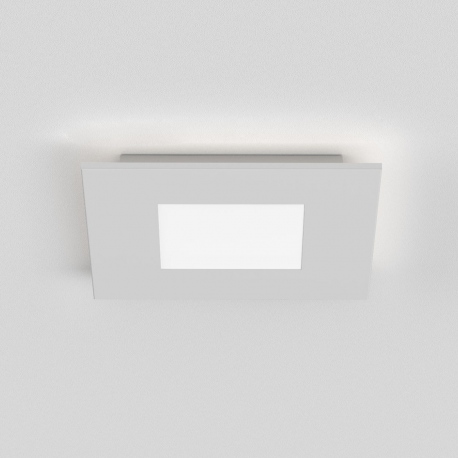 Zero kwadratowa LED plafon 40cm 2700K matowy biały IP20 Astro Lighting