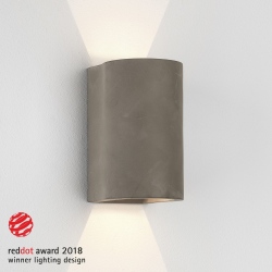 Dunbar 16cm LED kinkiet 3000K CRI90 beton IP65