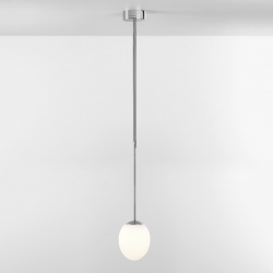 Kiwi lampa wisząca lampa wisząca szklana LED 2700K 13cm polerowany chrom IP44