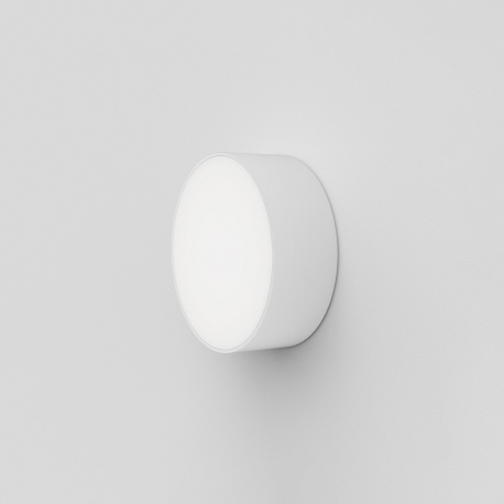 Kea 15cm okrągła kinkiet plafon LED 3000K biały z fakturą IP65 Astro Lighting