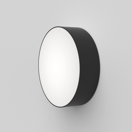 Kea 25cm okrągła kinkiet plafon LED 3000K czarny z fakturą IP65 Astro Lighting