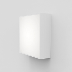 Kea 24cm kwadratowa kinkiet plafon LED 3000K biały z fakturą IP65