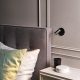 Micro wpuszczany z włącznikiem reflektorek kinkiet matowy złoty IP20 Astro Lighting