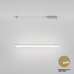 io lampa wisząca 100cm lampa wisząca szklana LED 3000K polerowany chrom IP20