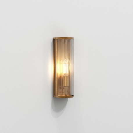 Avignon okrągły 37,5cm kinkiet szklany antyczny mosiądz IP20 Astro Lighting
