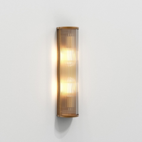 Avignon okrągły 52,5cm kinkiet szklany antyczny mosiądz IP20 Astro Lighting