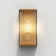 Avignon kwadratowy 30cm kinkiet szklany antyczny mosiądz IP20 Astro Lighting