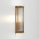 Avignon kwadratowy 30cm kinkiet szklany antyczny mosiądz IP20 Astro Lighting