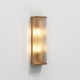 Avignon kwadratowy 50cm kinkiet szklany antyczny mosiądz IP20 Astro Lighting
