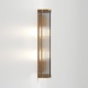 Avignon kwadratowy 50cm kinkiet szklany antyczny mosiądz IP20 Astro Lighting