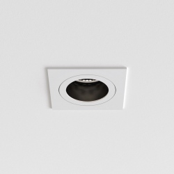 Pinhole Slimline kwadratowa nieruchoma atest p.poż IP65 oprawa wpuszczana matowy biały IP65