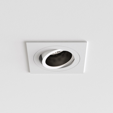 Pinhole Slimline kwadratowa ruchoma atest p.poż oprawa wpuszczana matowy biały IP20 Astro Lighting