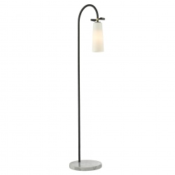 BOW lampa stojąca marmurowa szklana czarna