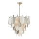 PALERMO Lampa wisząca boho stal szkło 76cm COSMOLight