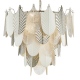 PALERMO Lampa wisząca boho stal szkło 76cm COSMOLight