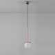 Cotton minimalistyczna lampa wisząca z kloszem 16cm różne kolory Cleoni