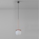Cotton minimalistyczna lampa wisząca z kloszem 20cm różne kolory Cleoni