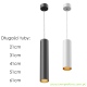 Pixo E tuba wisząca GU10 wys. 21cm, 31cm, 41cm, 51cm, 61cm różne kolory Cleoni