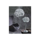 BARI 1 lampa wisząca 16cm glamour z kryształkami Azzardo