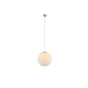 WHITE BALL 20cm lampa wisząca szklana kula Azzardo