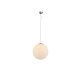 WHITE BALL 25cm lampa wisząca szklana kula Azzardo