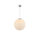 WHITE BALL 40cm lampa wisząca szklana kula Azzardo