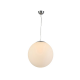 WHITE BALL 50cm lampa wisząca szklana kula Azzardo