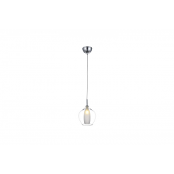 Amber MILANO 1 przezroczysta lampa wisząca szklana