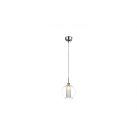 Amber MILANO 1 przezroczysta lampa wisząca szklana Azzardo
