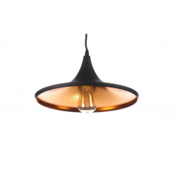 CHINK czarna złota lampa wisząca 36cm