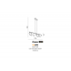 CLAMOR czarny lampa wisząca 100cm LED 3000K Azzardo