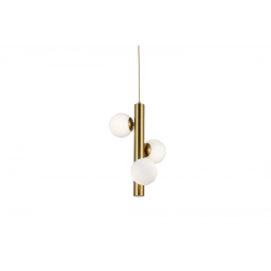 CORTEGA złoty lampa wisząca szklane kule