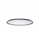 CREAM 120cm płaski czarny plafon LED 3000-6000K WI-FI Azzardo
