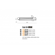 DALI 90cm 3000K czarny kinkiet LED IP44 ruchomy Azzardo