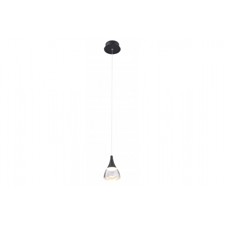 DALMATIA 1 czarna lampa wisząca LED 12cm Azzardo