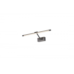 DAVINCI 48cm matowy czarny kinkiet oświetlenie obrazów