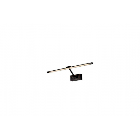 DAVINCI 58cm matowy czarny kinkiet oświetlenie obrazów Azzardo
