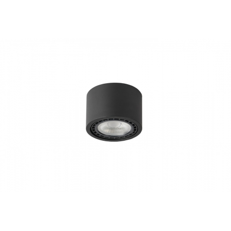 ECO ALIX 8cm wys. 230V czarna oprawa natynkowa tuba GU10 ES111 Azzardo