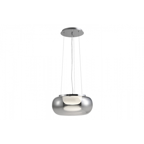 GALACTIC chrom lampa wisząca LED szklana 42cm Azzardo