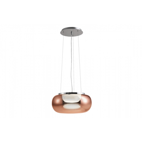 GALACTIC miedziany lampa wisząca LED szklana 42cm Azzardo
