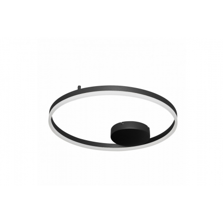 HALO 60cm czarny plafon obręcz LED Azzardo