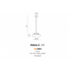 HELENA C lampa wisząca 37cm LED Azzardo