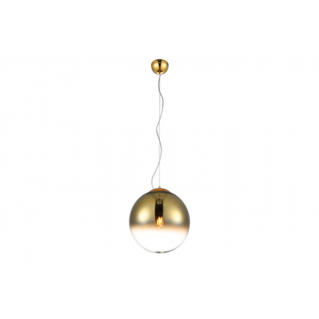 IRIS 30cm złota lampa wisząca szklana Azzardo