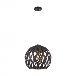 Hilo lampa wisząca czarna ażurowa 28cm